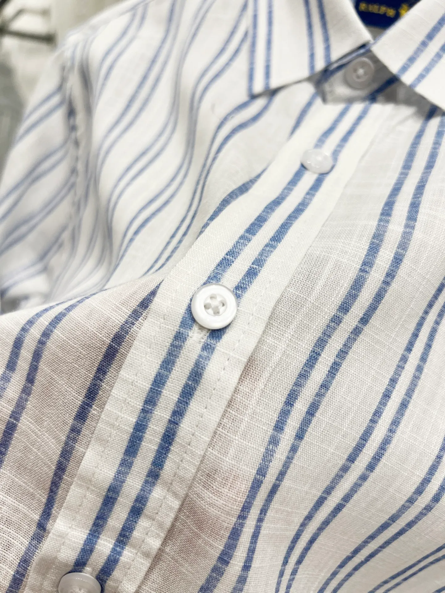 🅿️212 Style number: T56 Ralph Lauren & Ralph Lauren small striped shirt made of slub cotton, can be used as a sun protection shirt Color: blue Size: M (110-125 pounds) L (125-140 pounds) XL (140-155 pounds) 2XL (155-170 pounds)